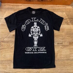 Gold's Gym Black Short Sleeve Tee for Men The Mecca Venice CA